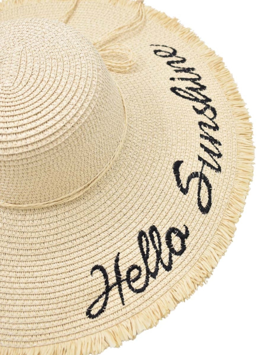 Sombrero casual estampado letra y frase 2