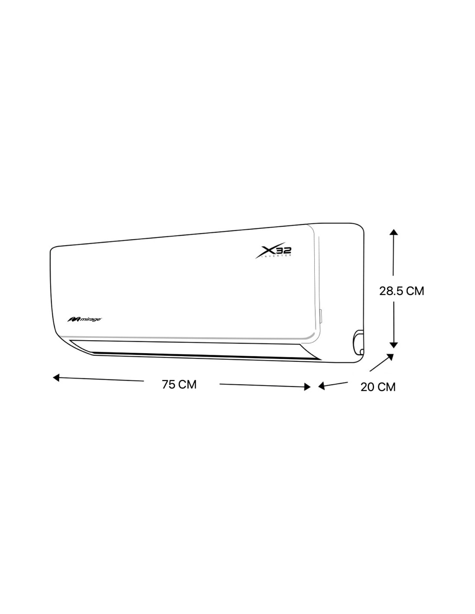 Aire acondicionado mini split inverter frío 12000 BTU SETCWF120E 3