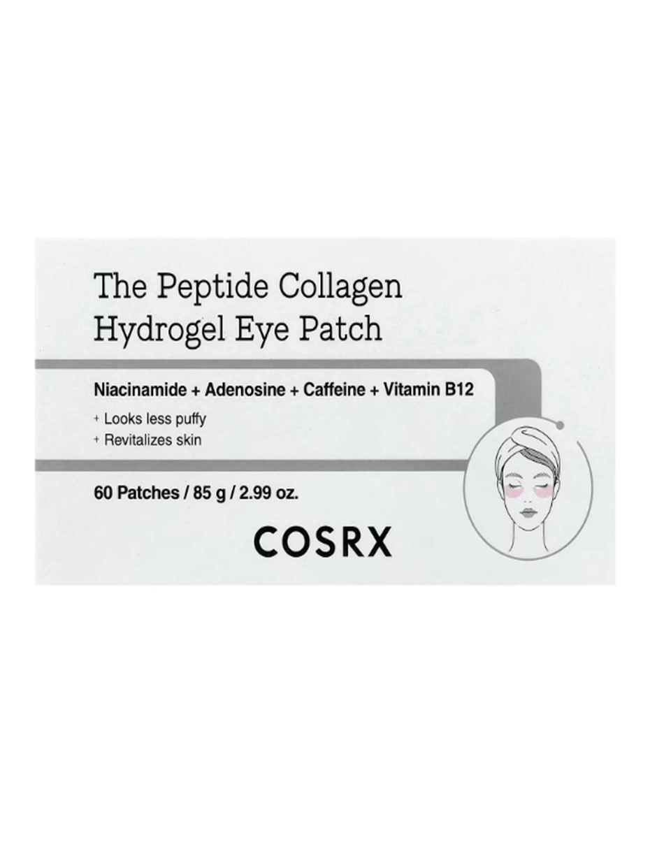 Mascarilla para contorno de ojos parches de hidrogel con péptidos y colágeno para el contorno de los ojos para bolsas y ojeras 60 parches