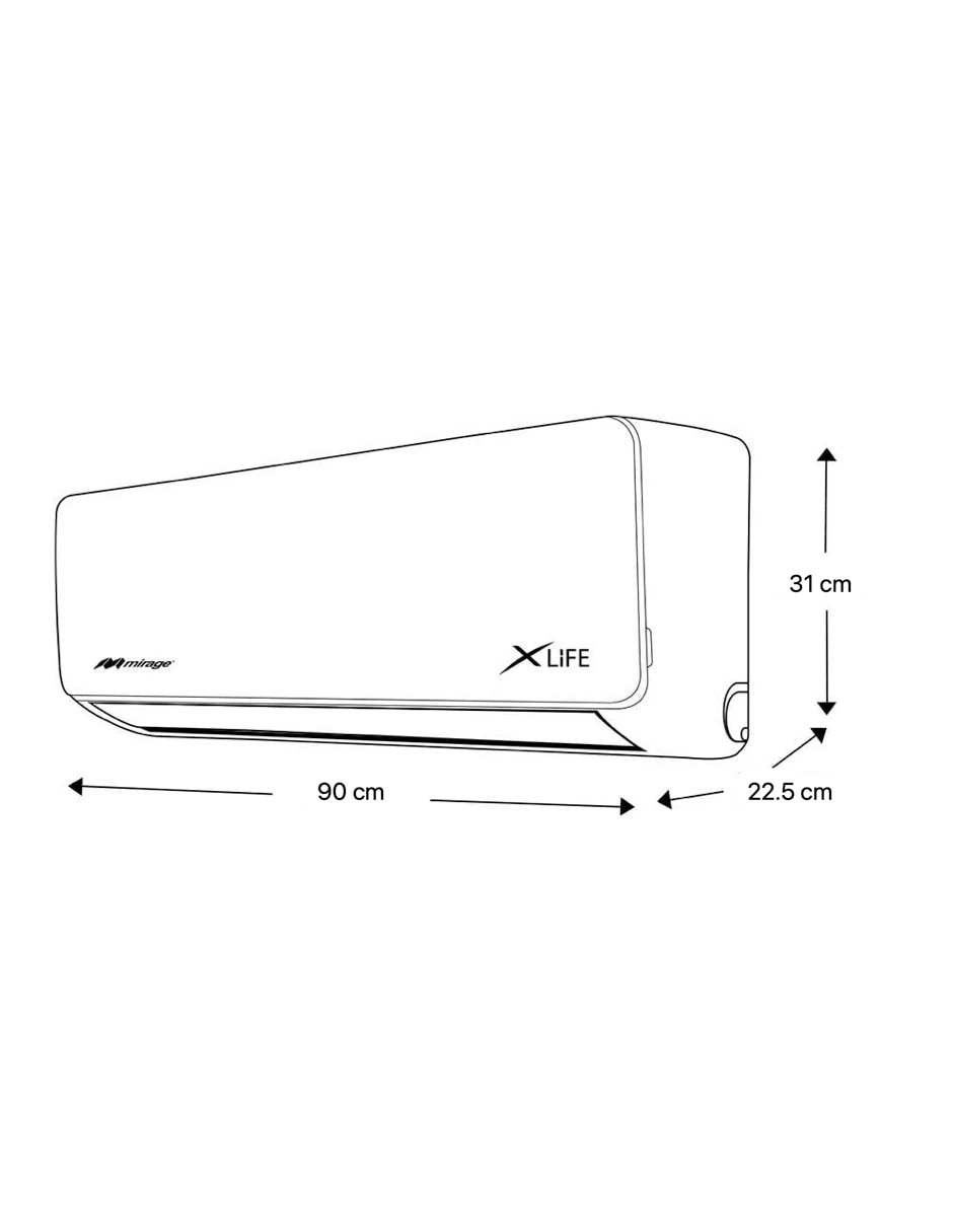 Aire acondicionado mini split frío 18000 BTU SETCLF181J 3