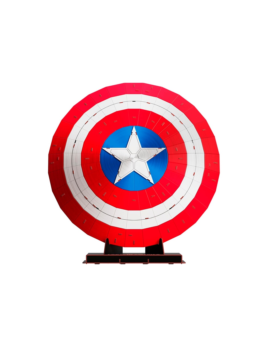 Rompecabezas 3d Escudo del Capitan América 102 piezas