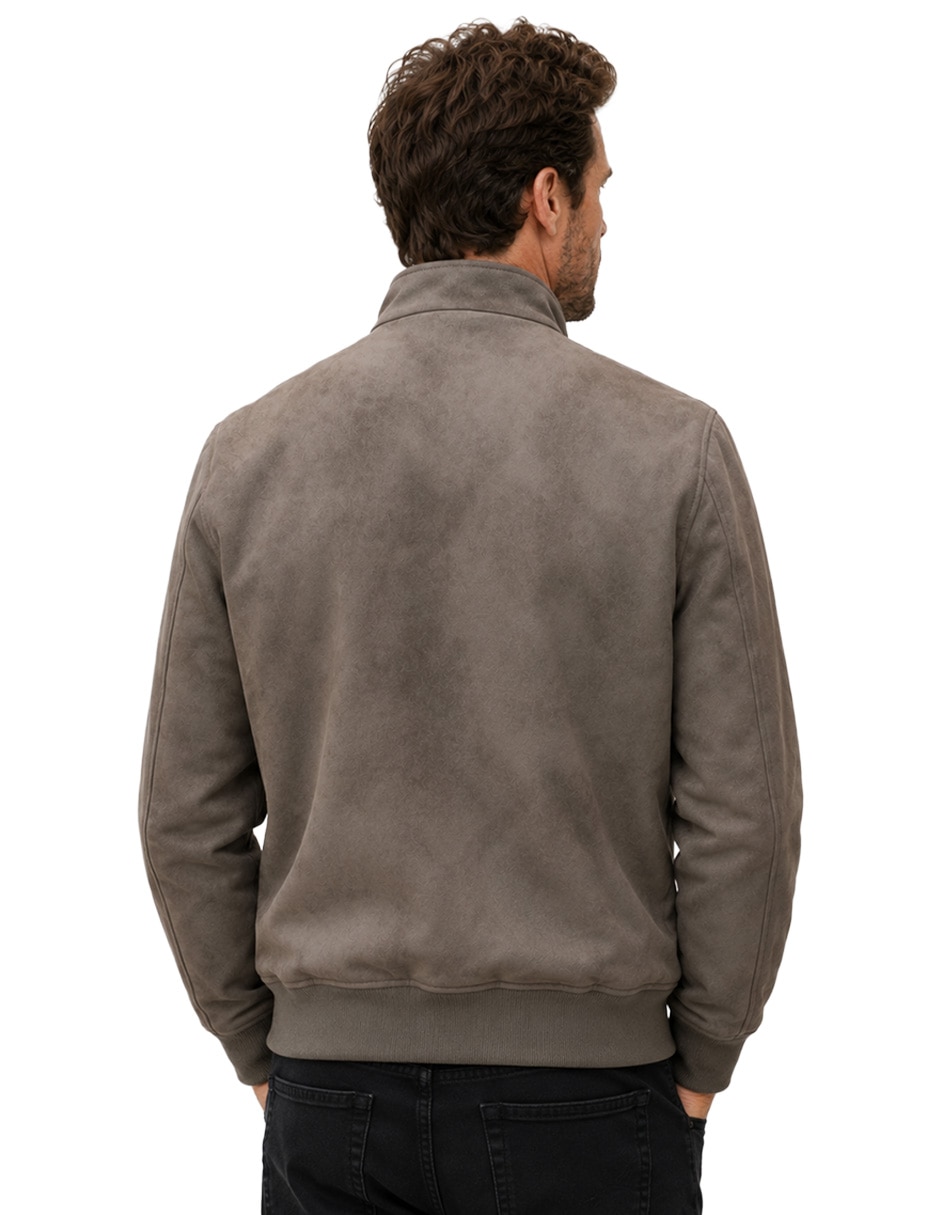 Chamarra casual con bolsillos para hombre 4
