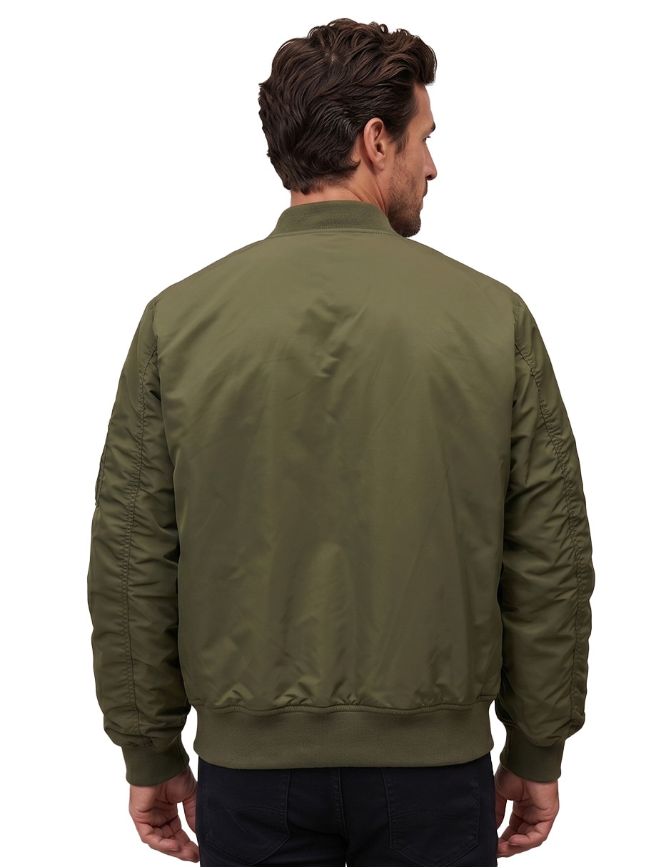 Chamarra casual con bolsillos para hombre 4