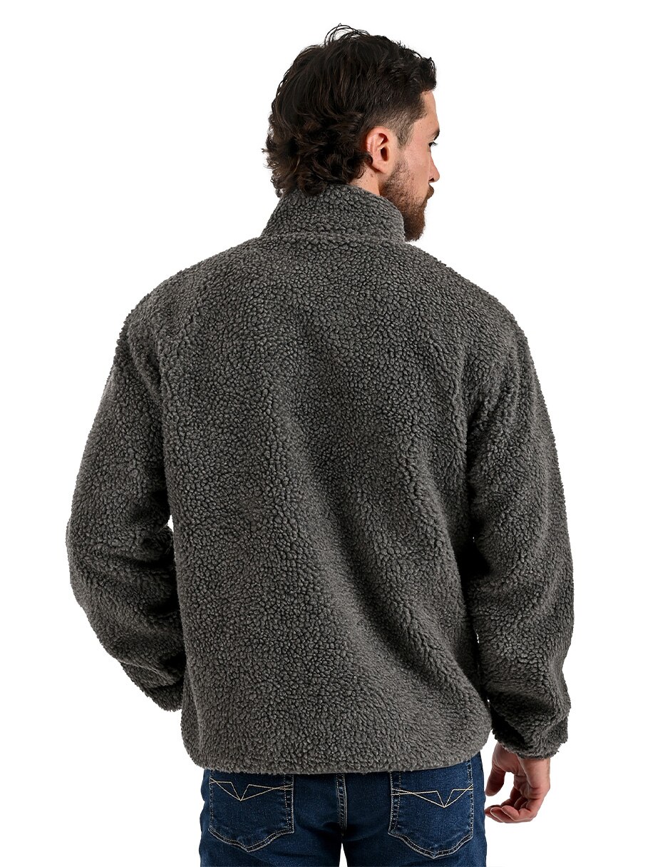 Chamarra casual con bolsillos para hombre 5