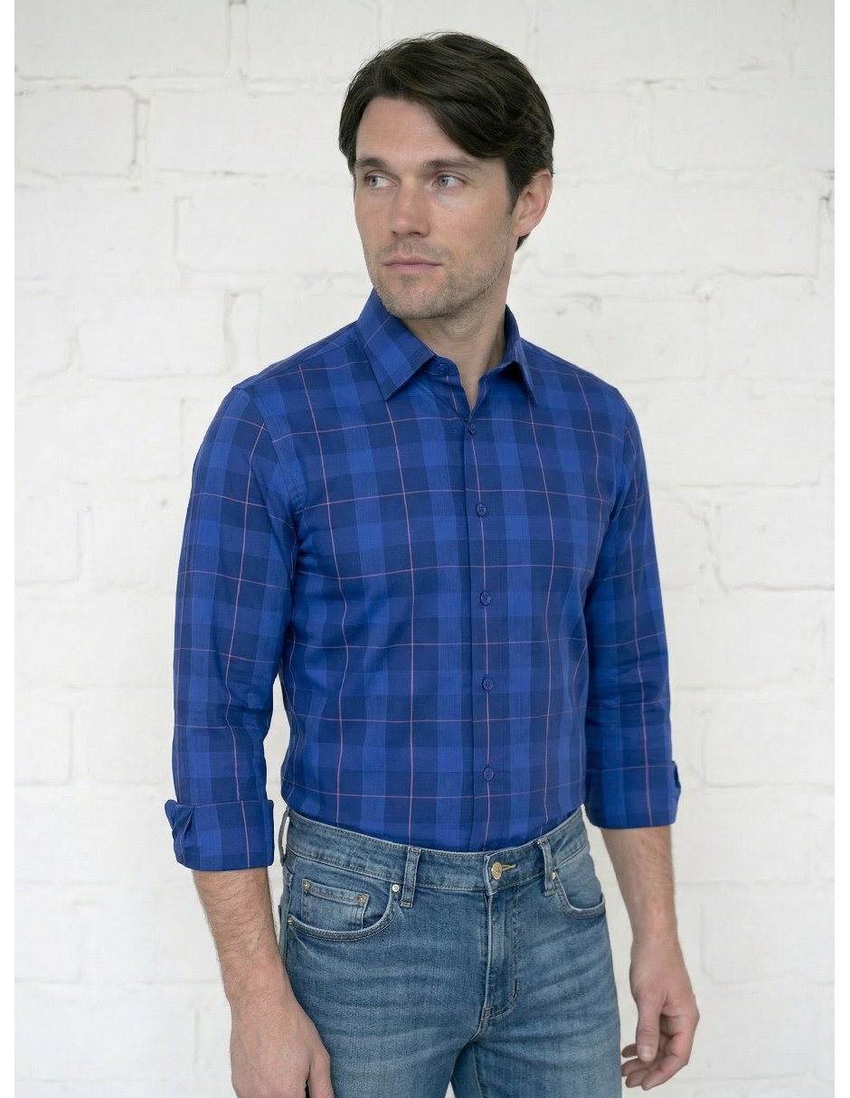 Camisa casual manga larga para hombre Camisa casual manga larga para hombre