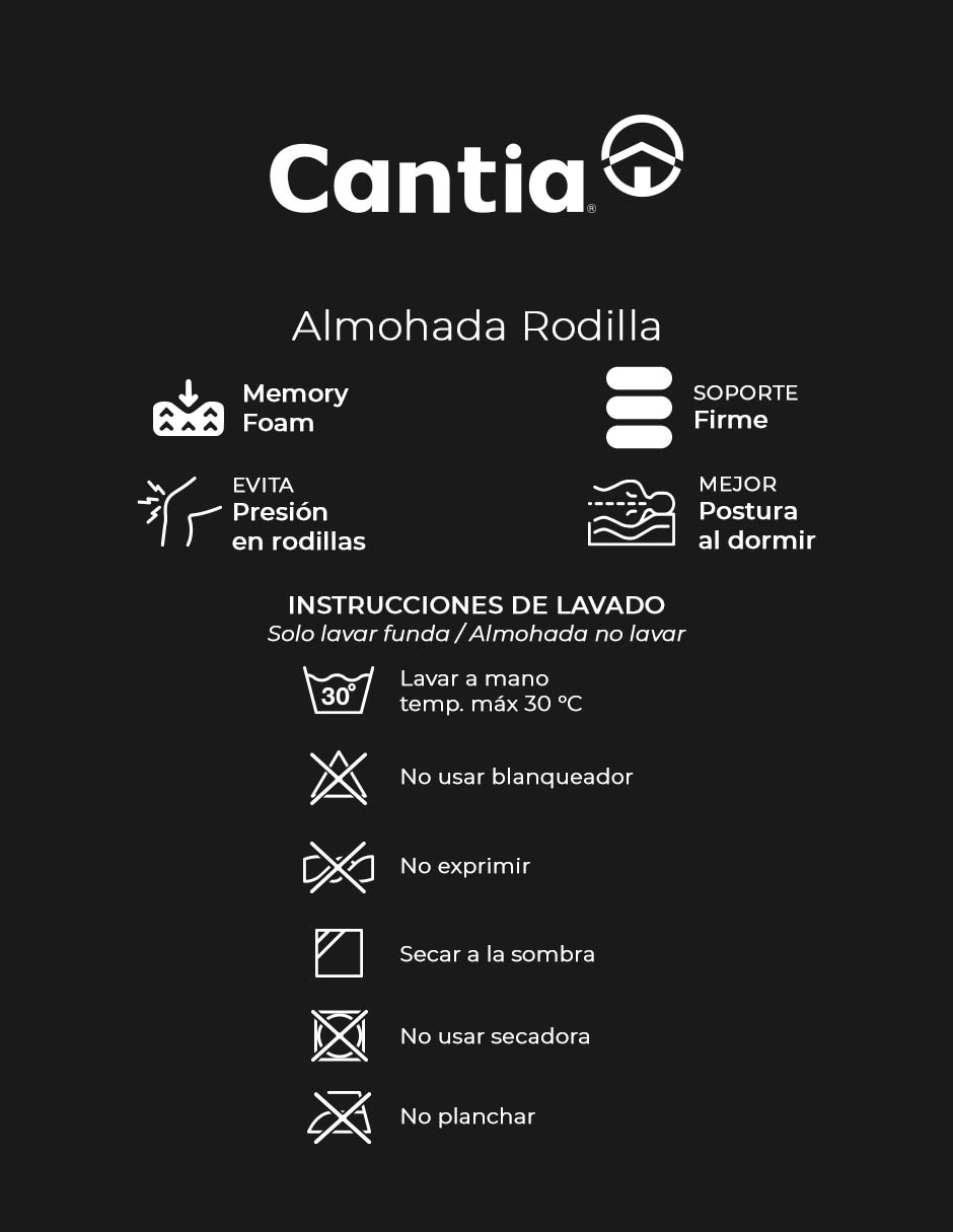Almohada ortopédica almohada de rodilla firmeza firme 6
