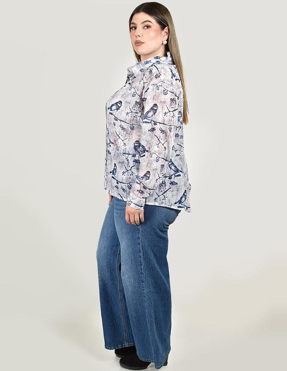 Camisa manga larga para mujer 6
