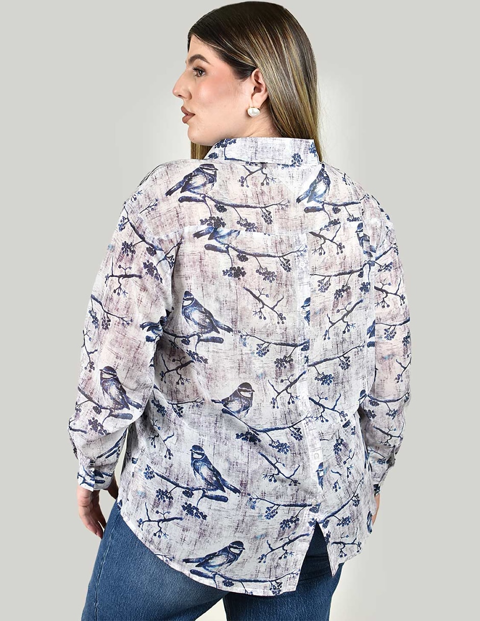 Camisa manga larga para mujer 5