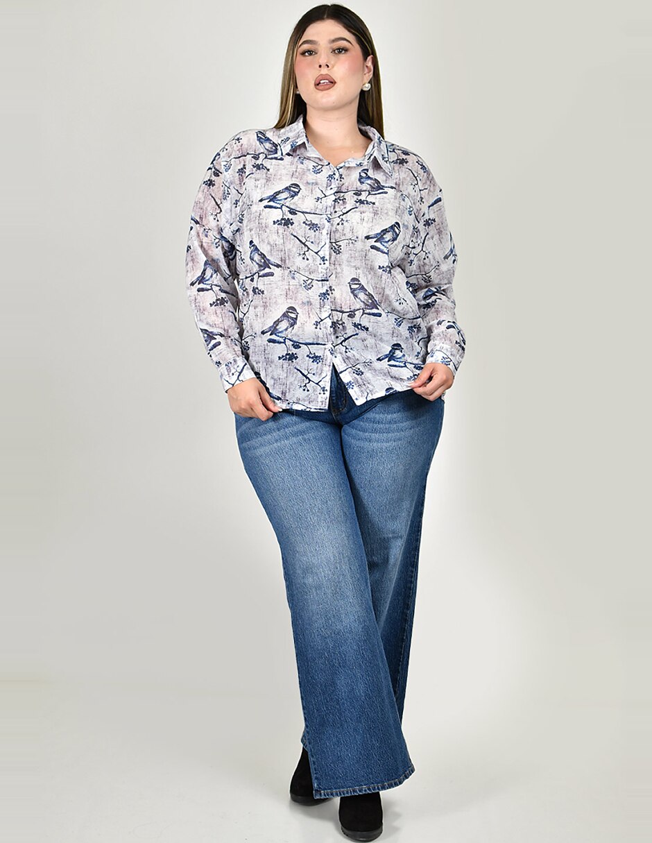 Camisa manga larga para mujer 7