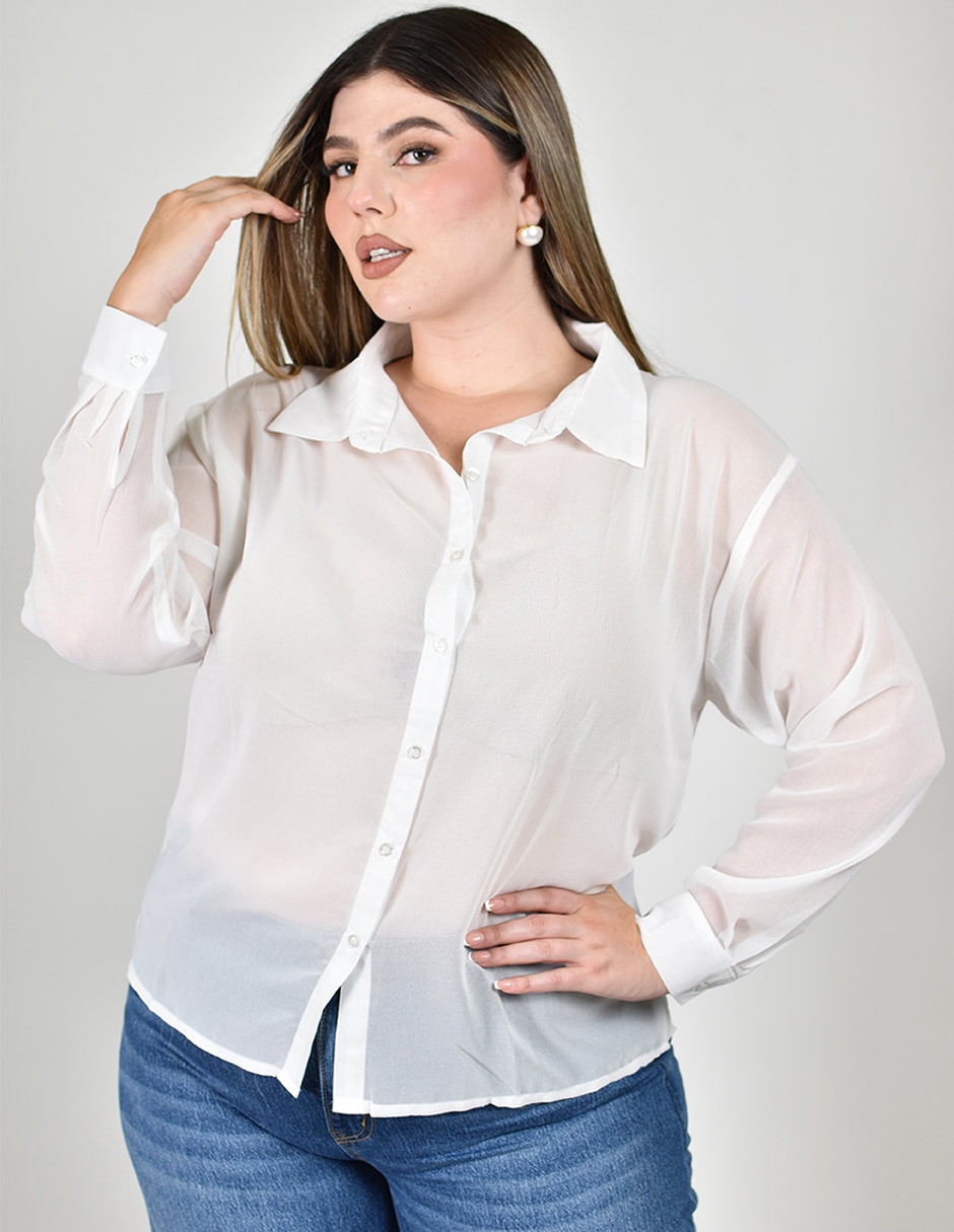 Camisa manga larga para mujer Camisa manga larga para mujer