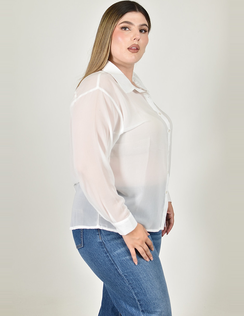 Camisa manga larga para mujer 6