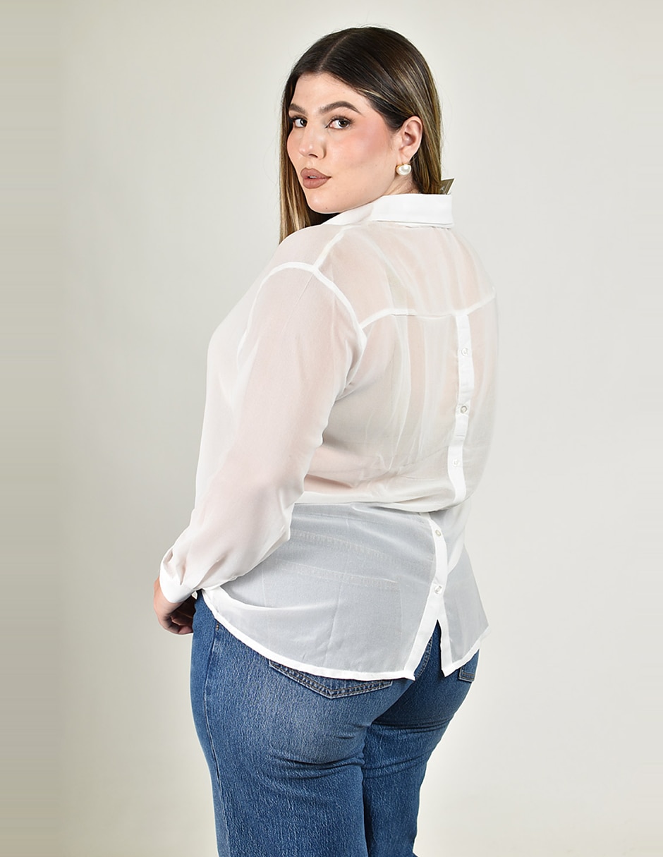 Camisa manga larga para mujer 5