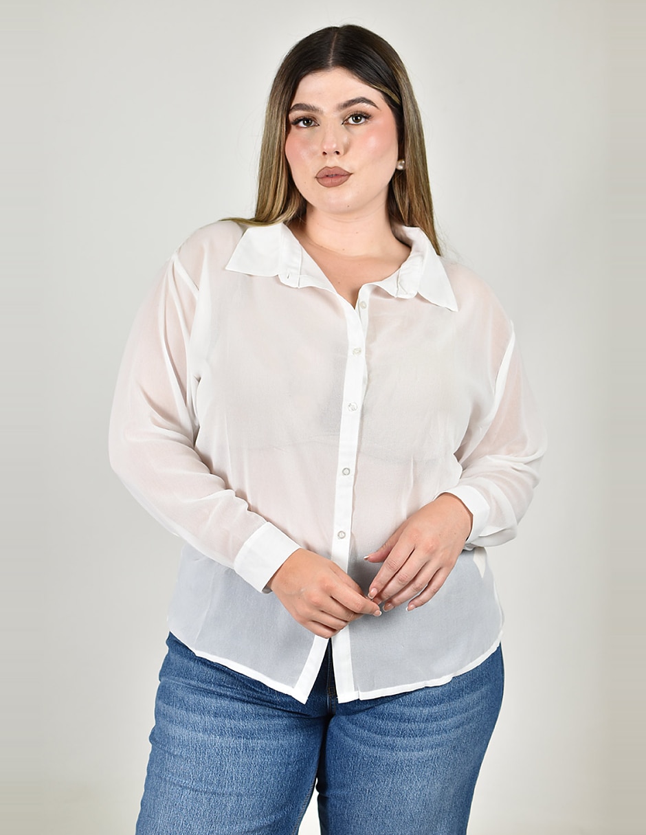 Camisa manga larga para mujer 2
