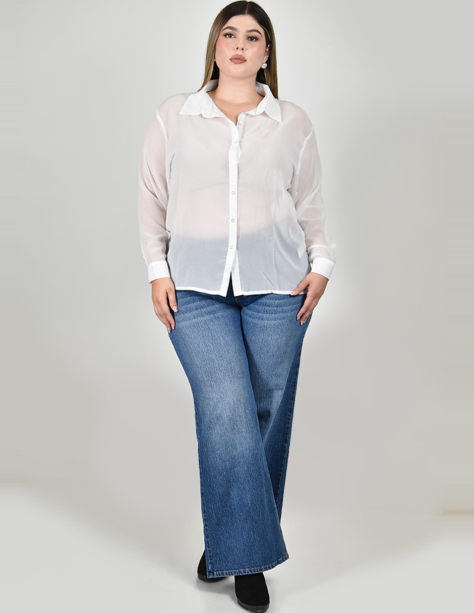 Camisa manga larga para mujer 7
