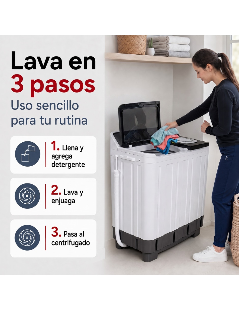 Lavadora semiautomática carga superior mkz-lavadora11kg 9