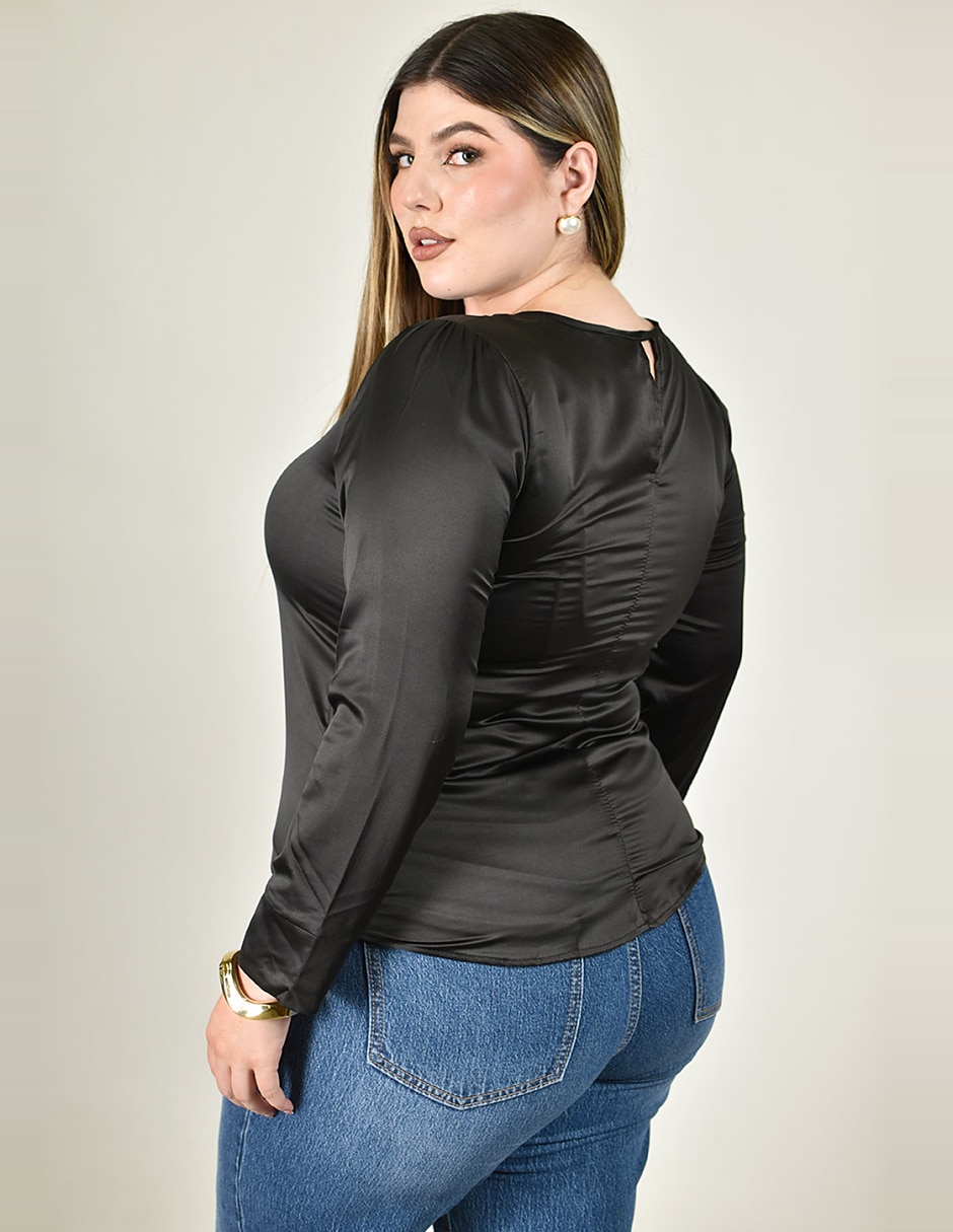 Blusa manga Larga para mujer 4