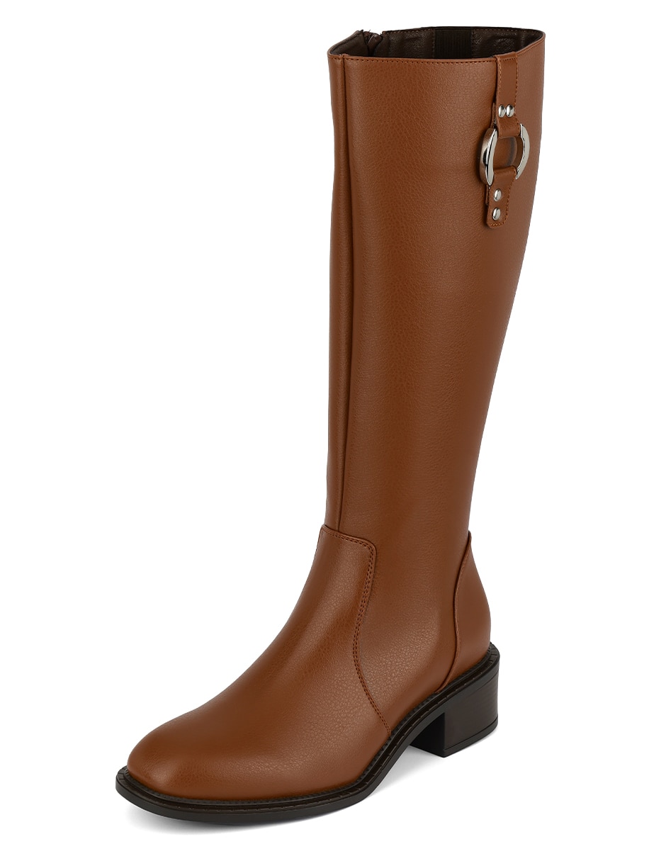Bota abajo de la rodilla rbcollection de piel para mujer 8