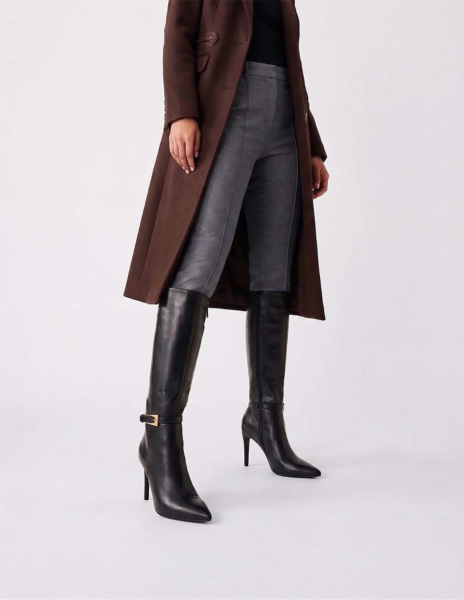 Bota abajo de la rodilla rbcollection de piel para mujer 5