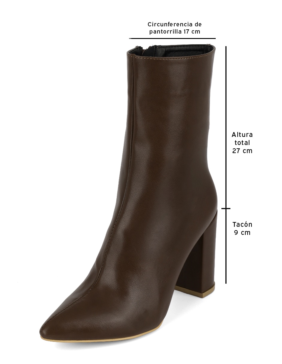Botín abajo de la rodilla modern essential de piel para mujer 2