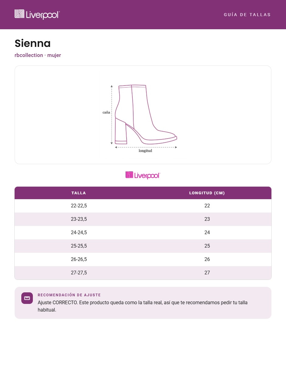 Botín abajo de la rodilla modern essential de piel para mujer 7