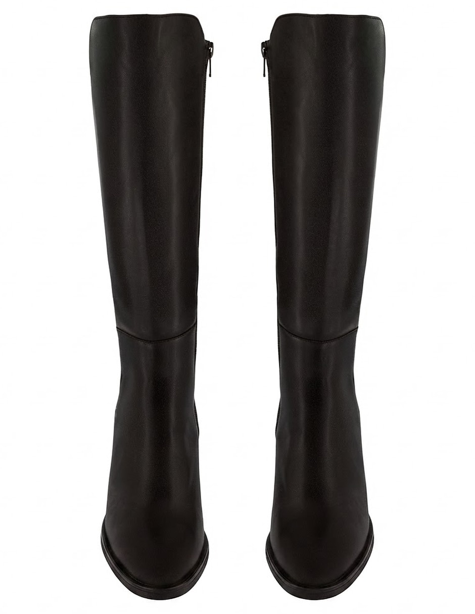 Bota rodilla de piel para mujer 4