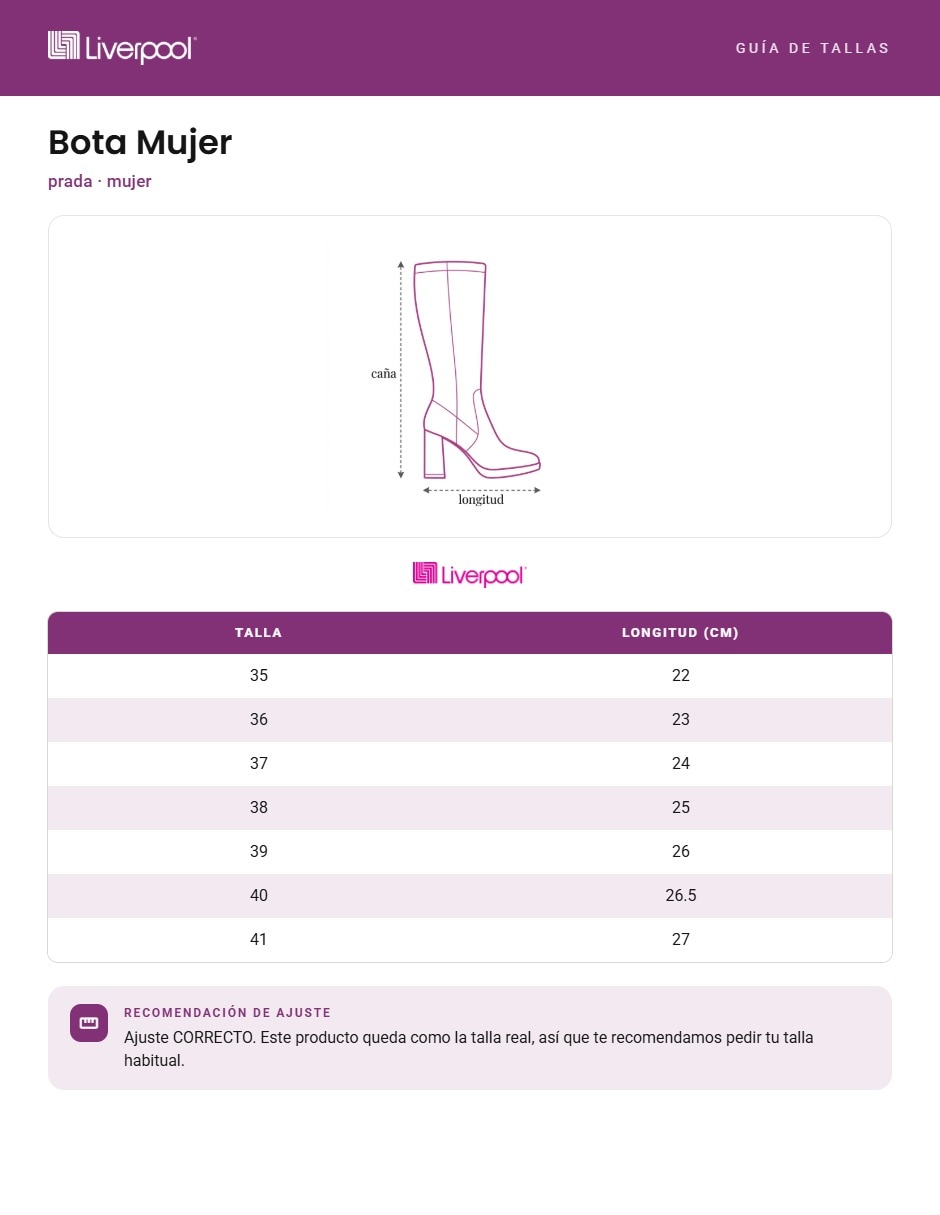 Bota rodilla de piel para mujer 5
