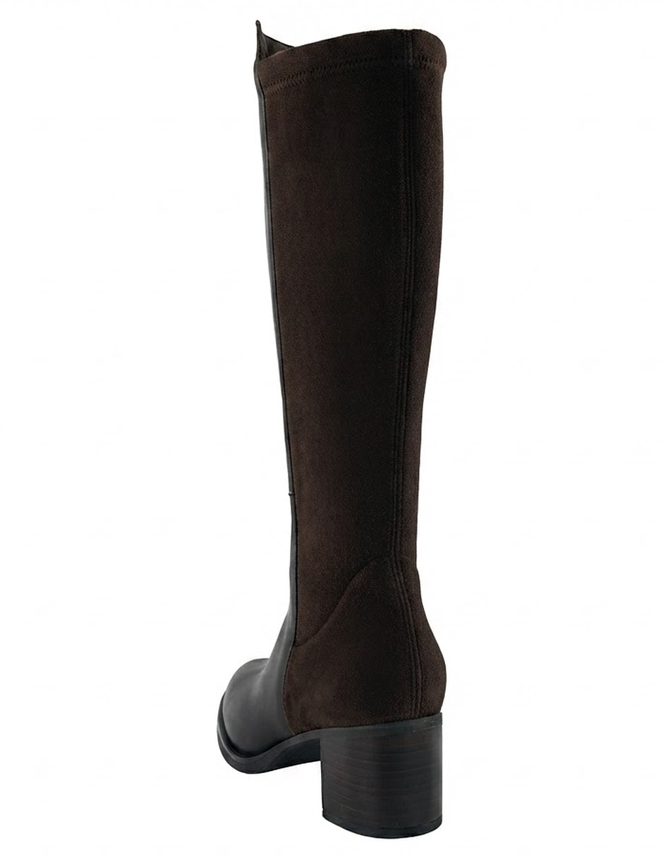 Bota rodilla de piel para mujer 2