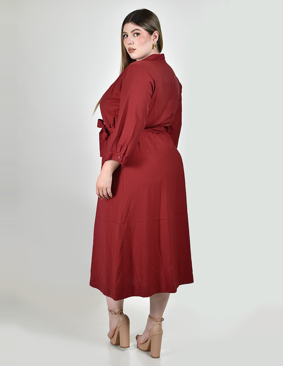 Vestido midi casual para mujer 4