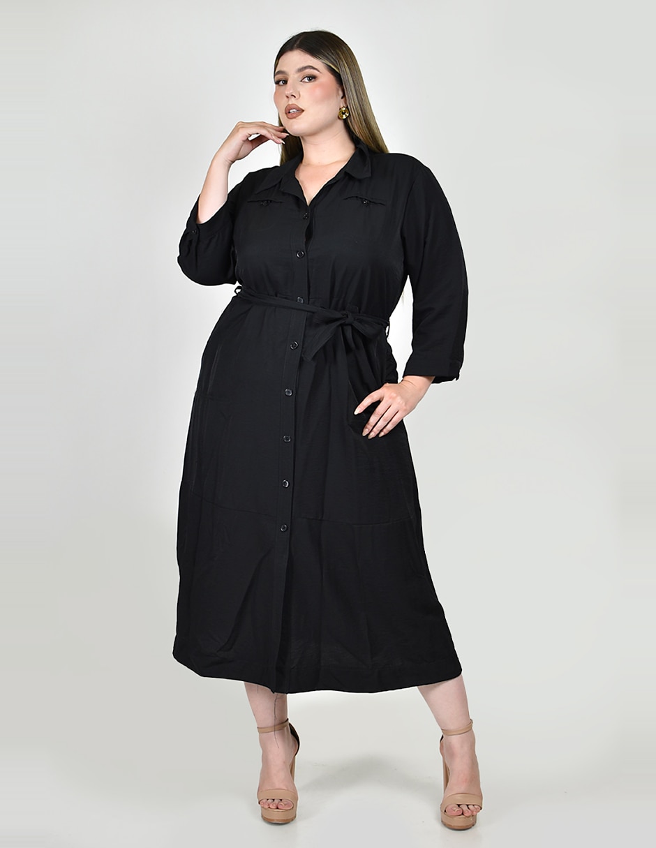 Vestido midi casual para mujer Vestido midi casual para mujer