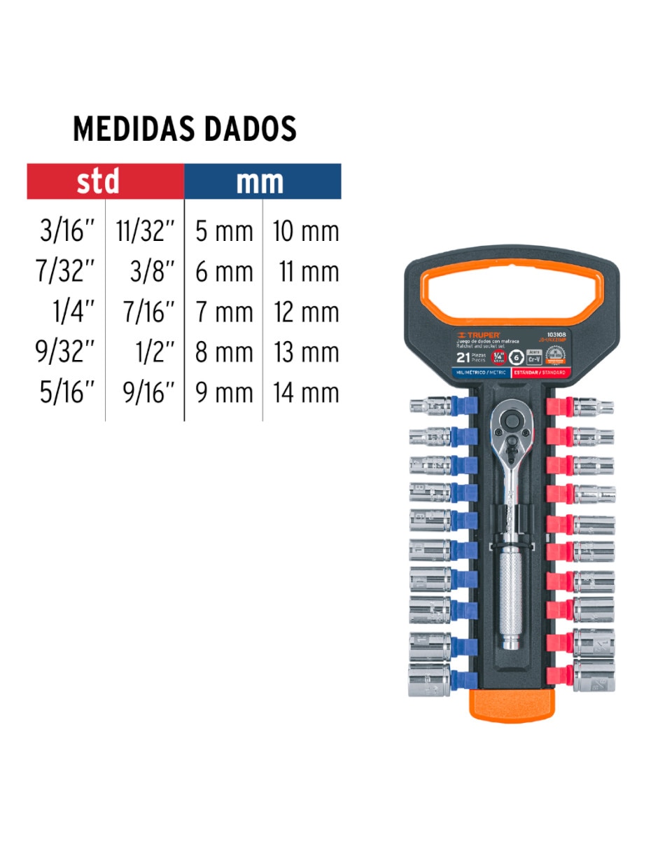Juego de dados 103108 20 piezas 2