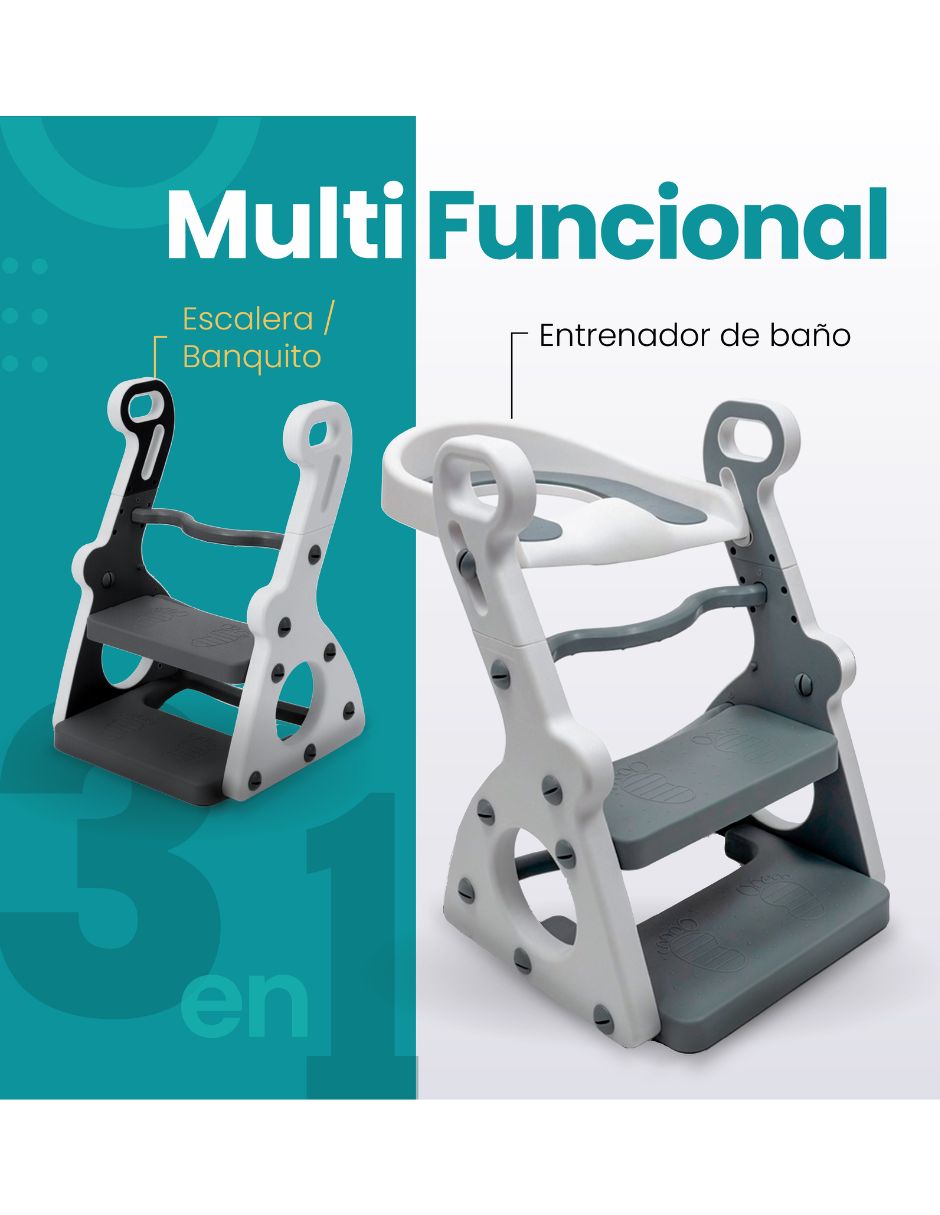 Entrenador de baño con escalón poppy 5