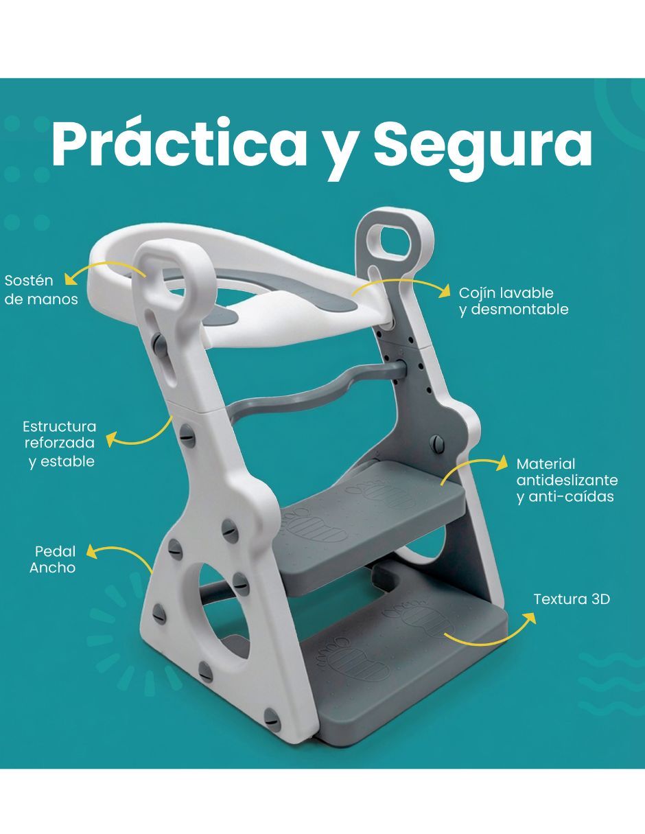 Entrenador de baño con escalón poppy 3