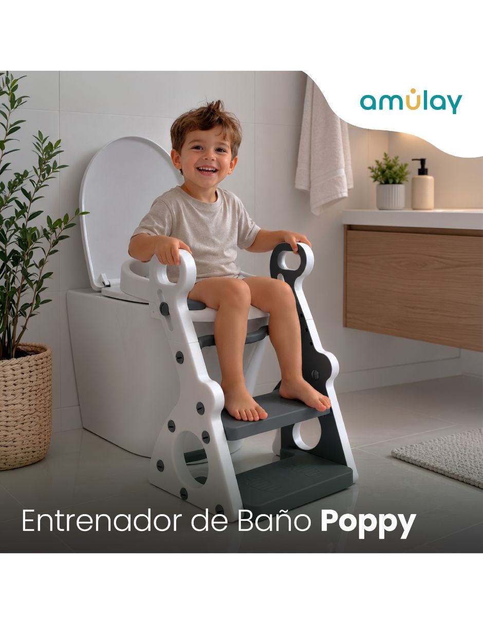 Entrenador de baño con escalón poppy 6