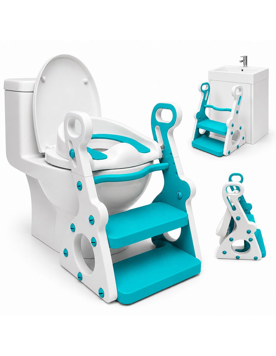 Entrenador de baño con escalón poppy Entrenador de baño con escalón poppy