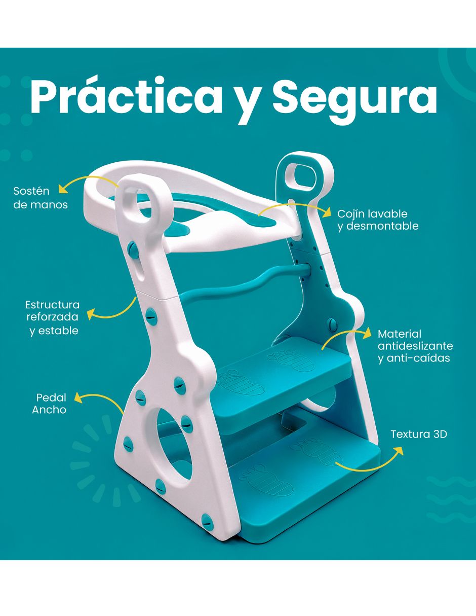 Entrenador de baño con escalón poppy 3