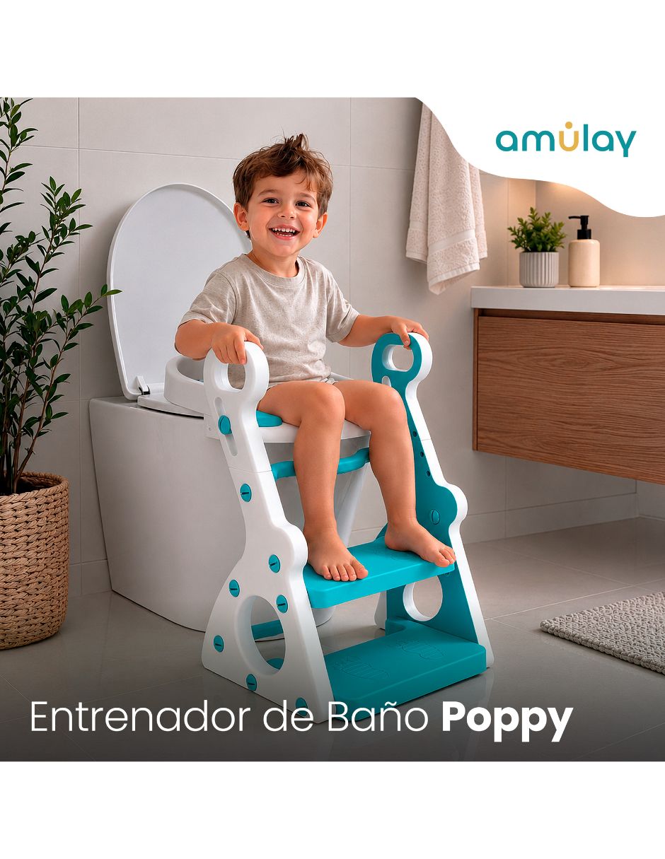 Entrenador de baño con escalón poppy 6
