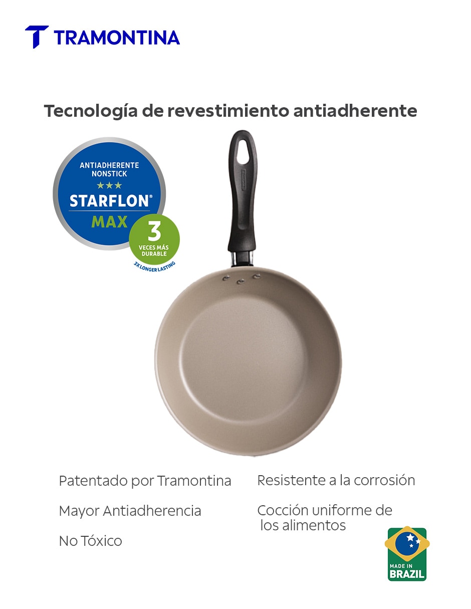 Batería de cocina de aluminio antiadherente starflon max 16 piezas 5