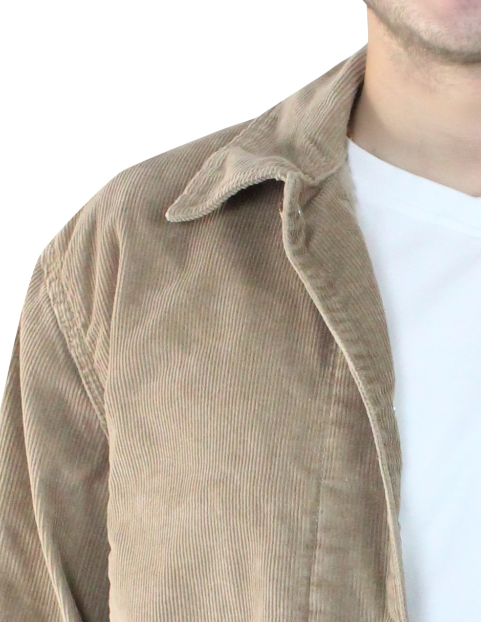 Chamarra Casual No de Algodón Con bolsillos para hombre 8