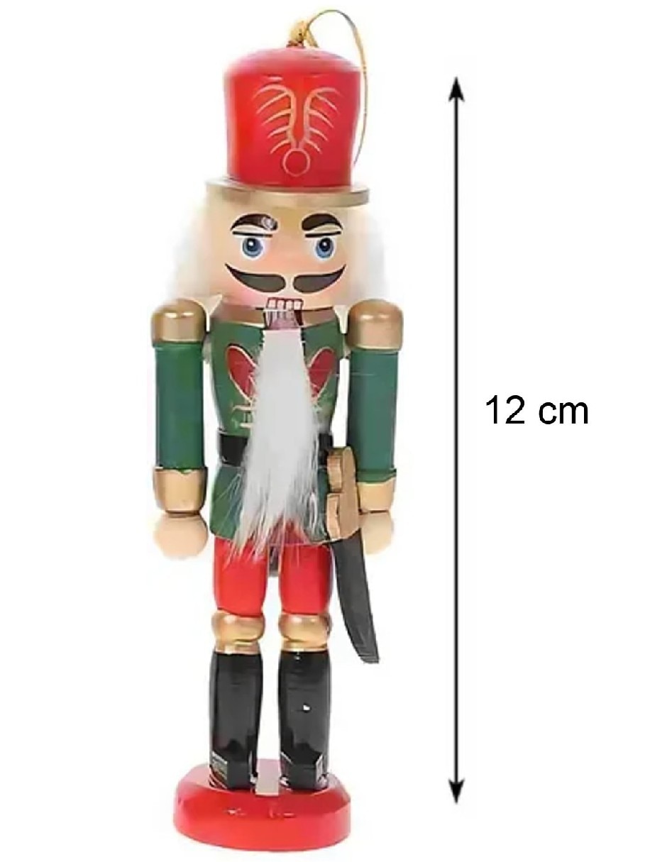 Set de figura decorativa de cascanueces de madera 3