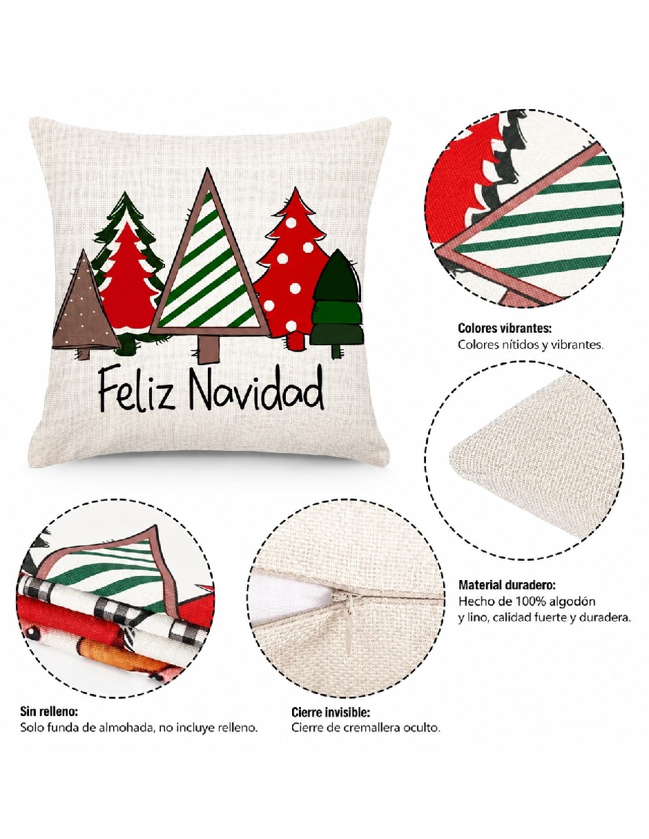 Set funda cojín Navidad 3
