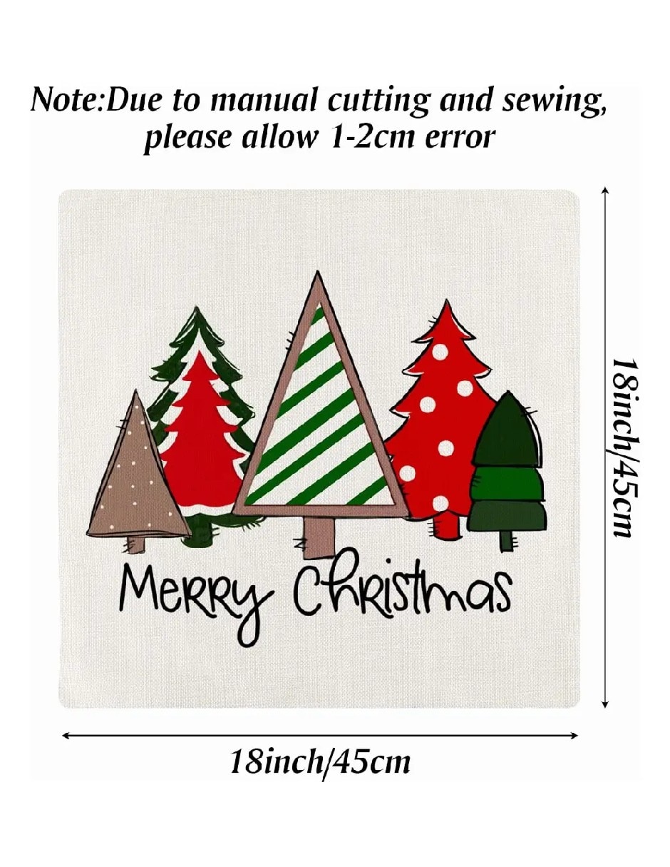 Set funda cojín Navidad 4