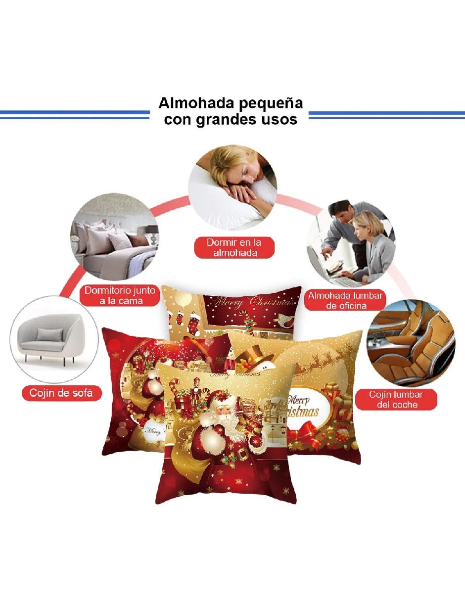 Set funda cojín Navidad 3