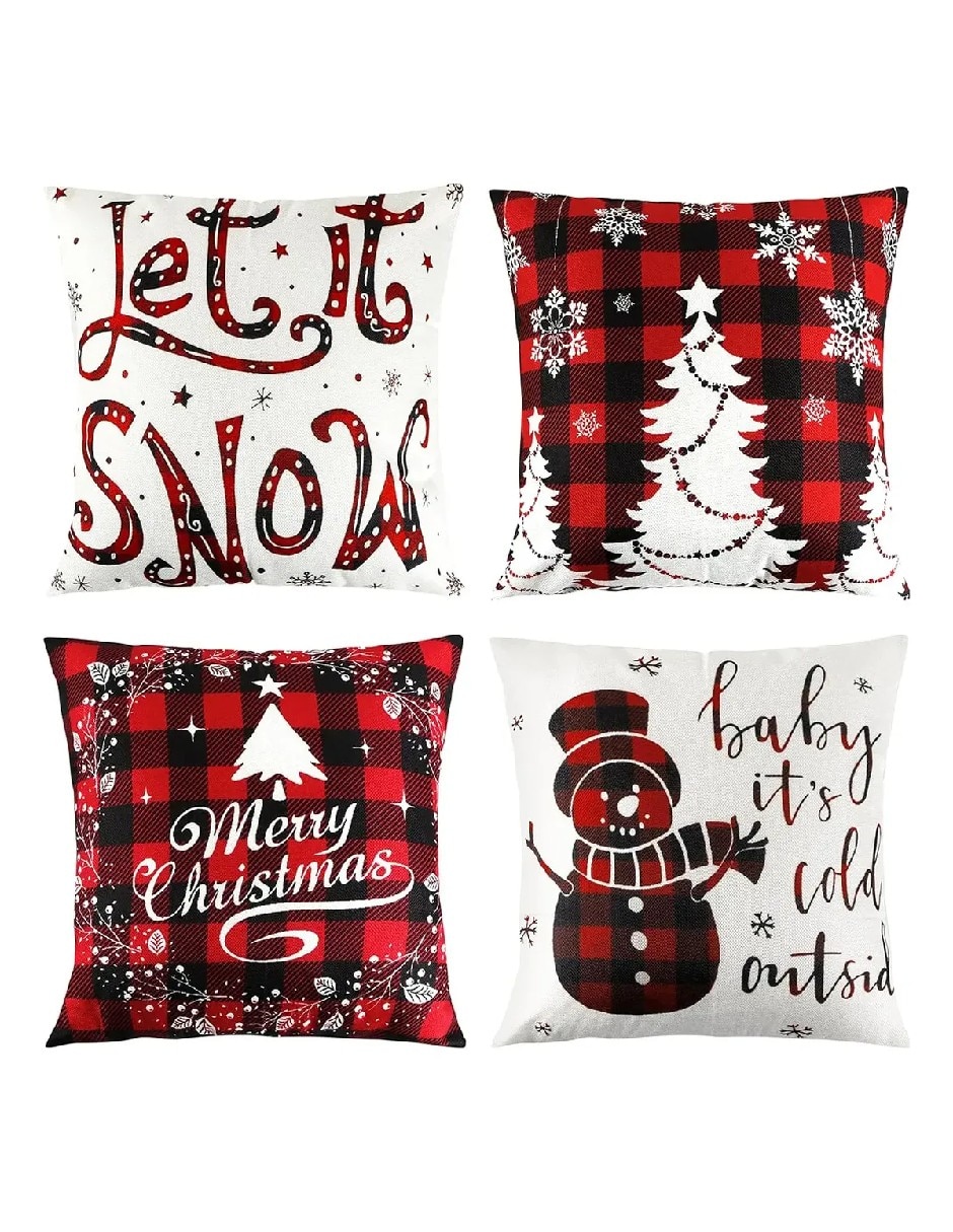 Set funda cojín Navidad Set funda cojín Navidad