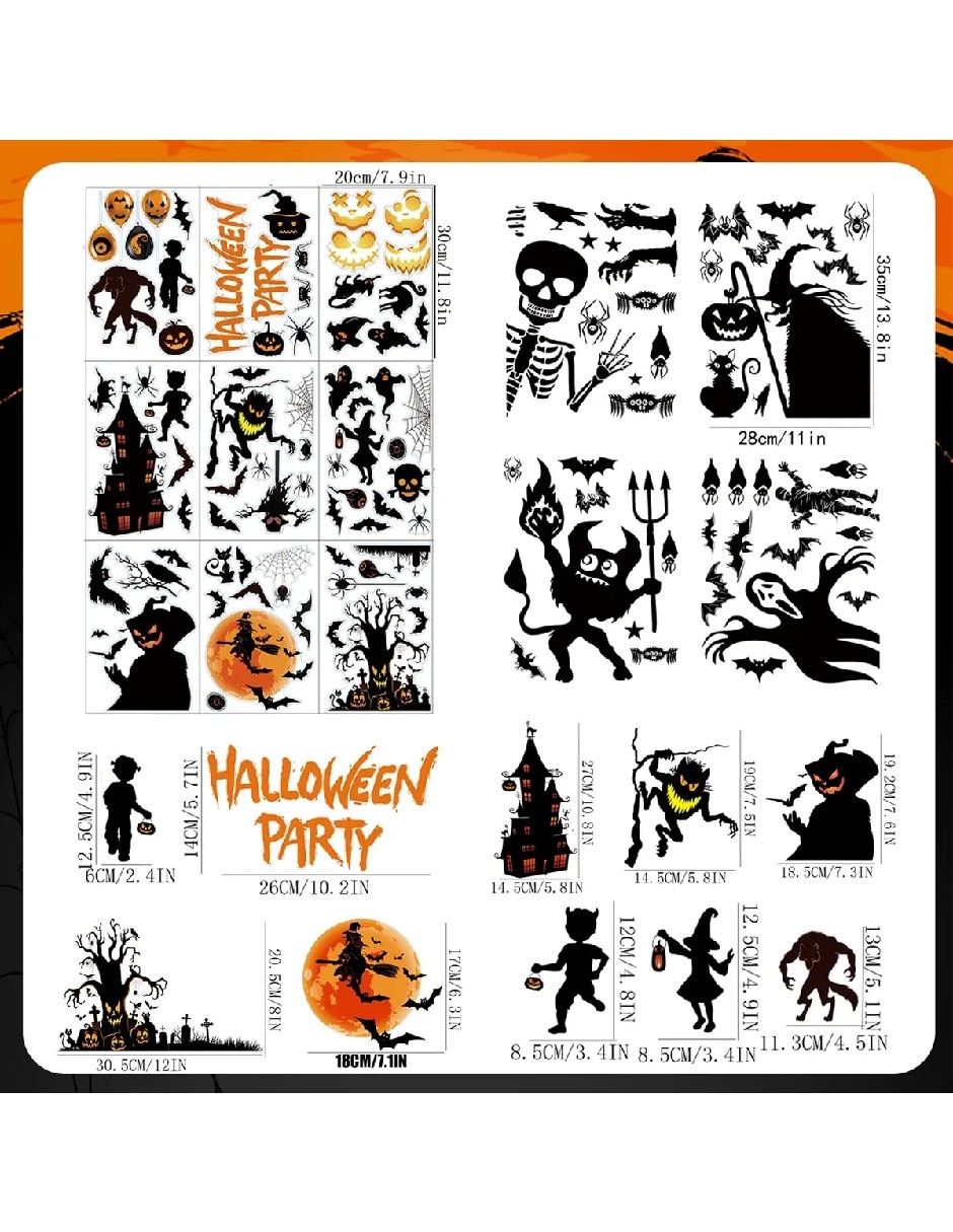 Set Sticker Halloween 6