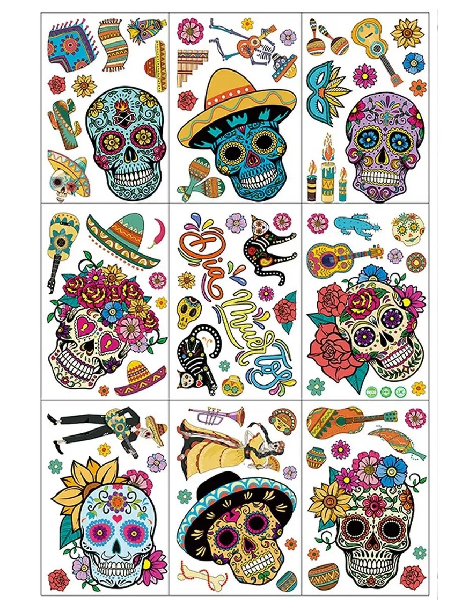 Set Sticker Día de Muertos