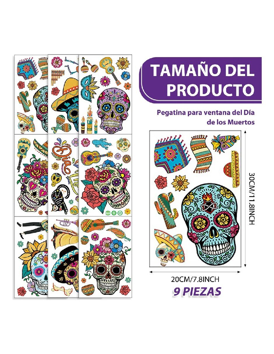 Set Sticker Día de Muertos 5