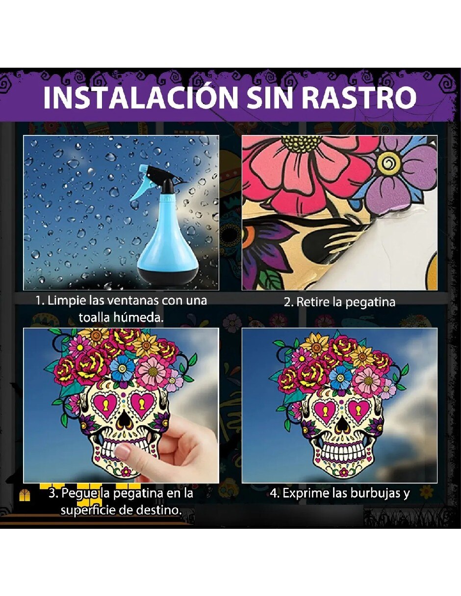 Set Sticker Día de Muertos 3