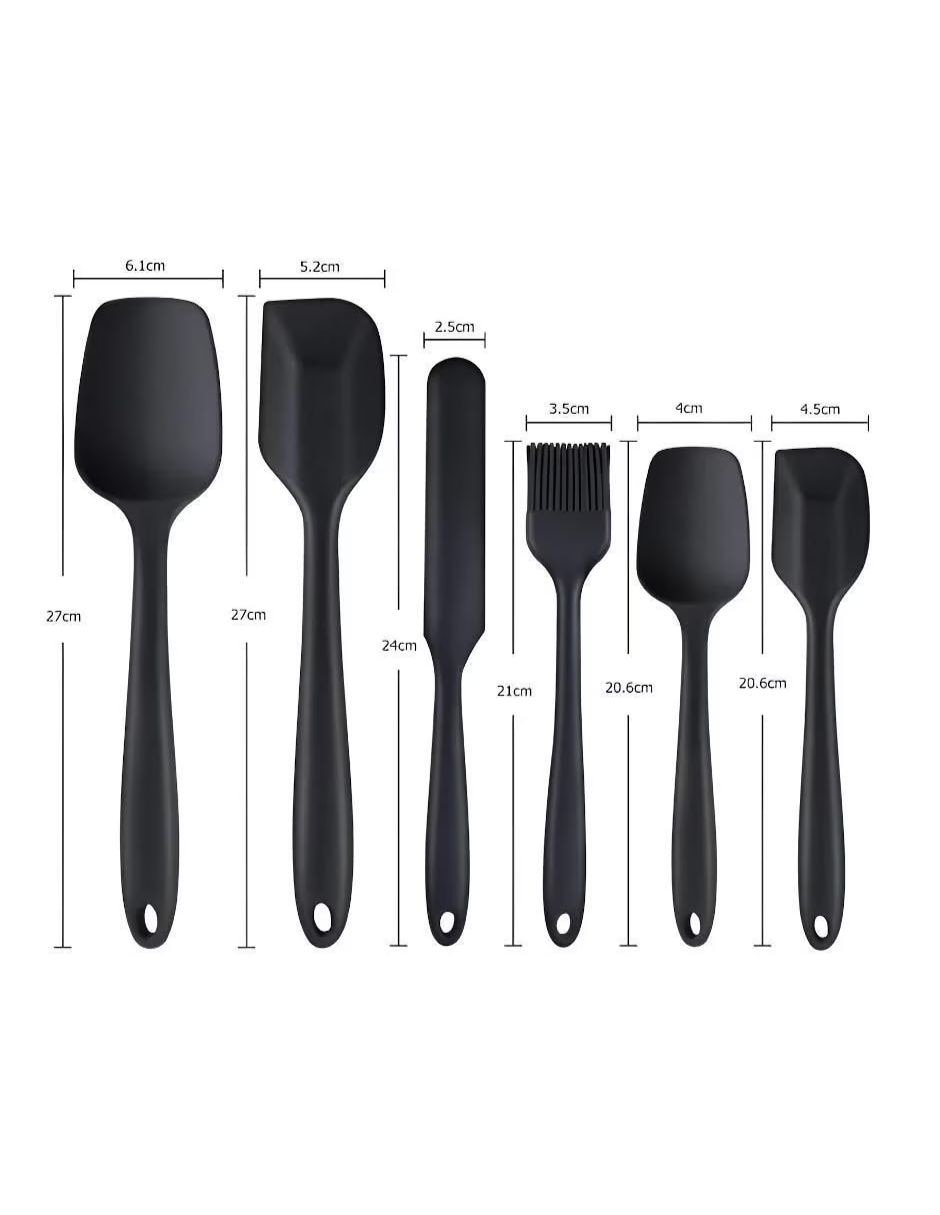 Set espátulas silicón