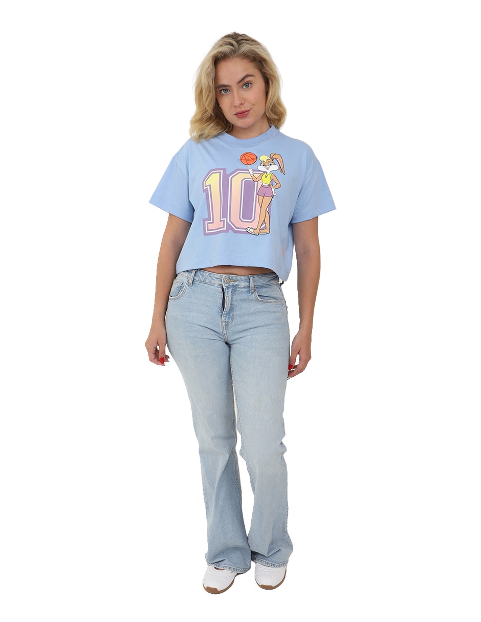 Playera manga corta Lola cuello redondo mujer 2