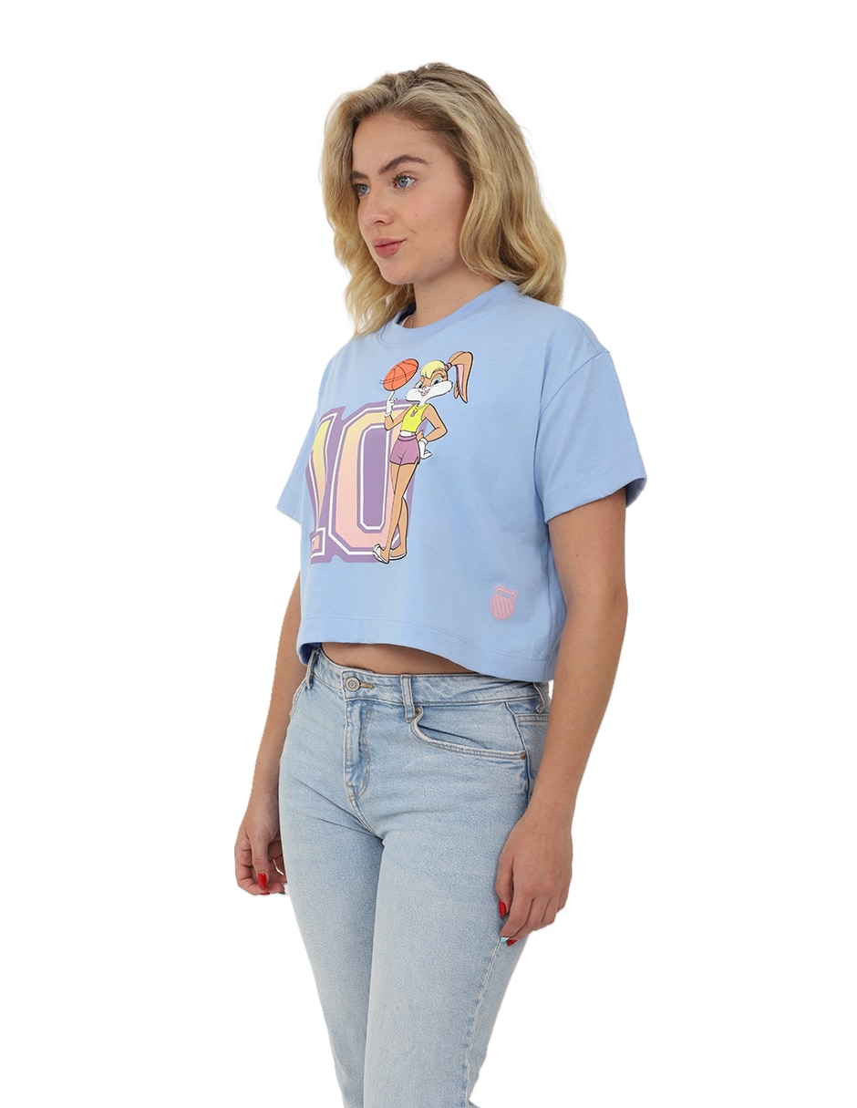 Playera manga corta Lola cuello redondo mujer 5